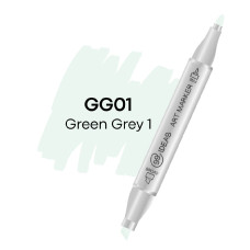 Маркер двухсторонний 99IDEAS Green Gray 1 GG01 серо-зеленый (811494)