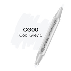 Маркер двухсторонний 99IDEAS Cool Gray 0 CG00 холодний сірий (811506)