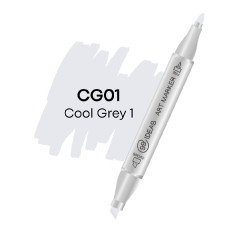 Маркер двухсторонний 99IDEAS Cool Gray 1 CG01 холодний сірий (811507)