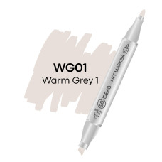 Маркер двухсторонний 99IDEAS Warm Gray 1 WG01 теплый серый (811517)