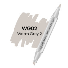 Маркер двухсторонний 99IDEAS Warm Gray 2 WG02 теплый серый (811519)