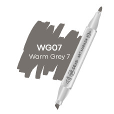 Маркер двухсторонний 99IDEAS Warm Gray 7 WG07 теплый серый (811524)