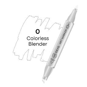 Маркер двухсторонний 99IDEAS Colorless Blender O прозорий (811528)