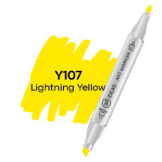 Маркер двухсторонний 99IDEAS Lighting Yellow Y107 желтый (811531)