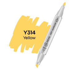 Маркер двухсторонний 99IDEAS Yellow Y314 желтый (811537)