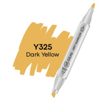 Маркер двухсторонний 99IDEAS Dark Yellow Y325 жовтий (811538)