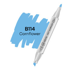 Маркер двухсторонний 99IDEAS Cornflower B114 голубой (811559)