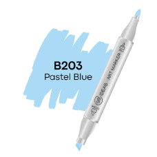 Маркер двухсторонний 99IDEAS Pastel Blue B203 голубой (811562)