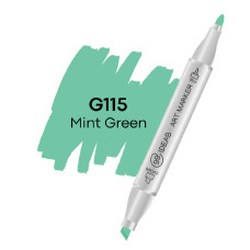 Маркер двухсторонний 99IDEAS Mint Green G115 зеленый (811575)