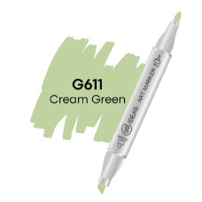 Маркер двухсторонний 99IDEAS Cream Green G611 кремово-зеленый (811580)