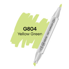 Маркер двухсторонний 99IDEAS Yellow Green G804 желто-зеленый (811589)