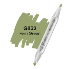 Маркер двухсторонний 99IDEAS Fern Green G832 зеленый папоротник (811590)