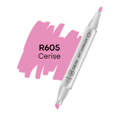 Маркер двухсторонний 99IDEAS Cerise R605 вишневый (811604)