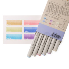 Набор маркеров 99IDEAS 6 шт Pastel (811627)