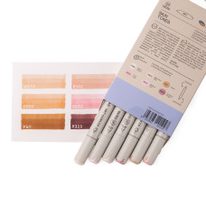 Набор маркеров 99IDEAS 6 шт Skin Tones (811630)