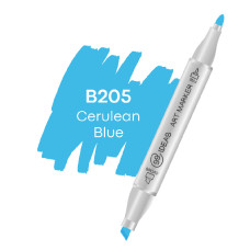 Маркер двухсторонний 99IDEAS Cerulean Blue B205 голубой (811652)