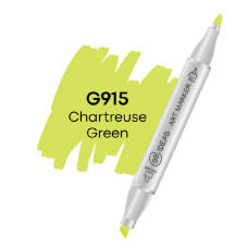 Маркер двухсторонний 99IDEAS Chartreuse Green G915 зеленый (811659)