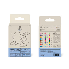Набір кольорових лінерів 99IDEAS 24 шт Sketch set (854511)