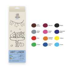 Набір кольорових лінерів 99IDEAS 12 шт Basic set (854513)