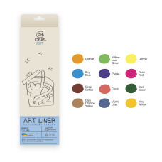 Набір кольорових лінерів 99IDEAS 12 шт Bright colors (854516)