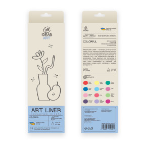 Набір кольорових лінерів 99IDEAS 12 шт Colorful (854519)