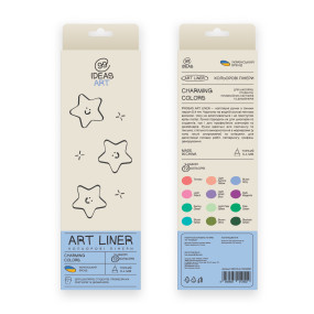 Набір кольорових лінерів 99IDEAS 12 шт Charming colors (854521)