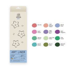 Набір кольорових лінерів 99IDEAS 12 шт Charming colors (854521)