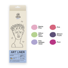 Набір кольорових лінерів 99IDEAS 6 шт Glamor (854526)