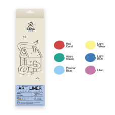 Набір кольорових лінерів 99IDEAS 6 шт Basic colors (854527)
