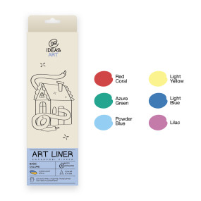 Набір кольорових лінерів 99IDEAS 6 шт Basic colors (854527)