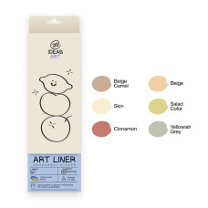 Набір кольорових лінерів 99IDEAS 6 шт Light set (854529)