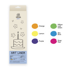 Набір кольорових лінерів 99IDEAS 6 шт Bright set (854530)