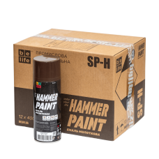 Универсальная акриловая эмаль Belife Hammer Paint коричнева (1603)