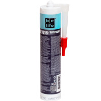 Универсальный силиконовый герметик серый BeLife RAL 7016 (SU-7016), 310 мл