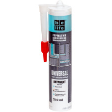 Универсальный силиконовый герметик серый BeLife RAL 7016 (SU-7016), 310 мл