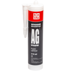 Универсальный акриловый монтажный клей Acryl Прозрачный (жидкие гвозди) (AG-310), 310 мл