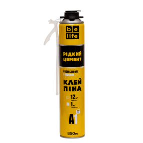 Професійна клей-піна BeLife Pro-FС950 (РІДКИЙ ЦЕМЕНТ), 850 мл (PGF-850)
