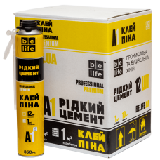 Професійна клей-піна BeLife Pro-FС950 (РІДКИЙ ЦЕМЕНТ), 850 мл (PGF-850)