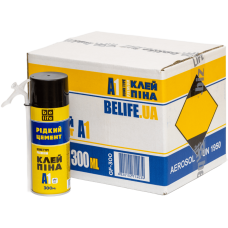 Клей-піна BeLife FС300-A1 (рідкий цемент), 300 мл (GF-300)