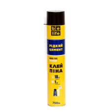 Клей-піна BeLife FС750 (рідкий цемент) Standart Premium (A1), 750 мл (GF-750)