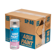 Краска на водной основе Belife Aqua Paint серебристо-серая шелковисто матовая (А125)