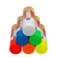 Универсальная аэрозольная эмаль Belife Fluor Paint красная (1001)