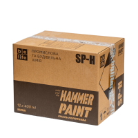 Универсальная акриловая эмаль Belife Hammer Paint серебро (1600)