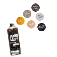 Универсальная акриловая эмаль Belife Hammer Paint серебро (1600)