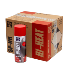 Универсальная акриловая аэрозольная эмаль Belife Hi-Heart красная 205 °С (1106)