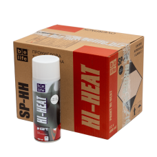 Универсальная акриловая аэрозольная эмаль Belife Hi-Heart белая 205°C (1140)