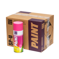 Универсальная акриловая аэрозольная эмаль Belife розовая (RAL 4003)