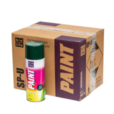 Универсальная акриловая аэрозольная эмаль Belife зеленый мох (RAL 6005)