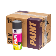 Универсальная акриловая аэрозольная эмаль BeLife темно-серый (RAL 7016)