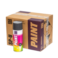 Универсальная акриловая аэрозольная эмаль Belife графитовый  (RAL 7024)